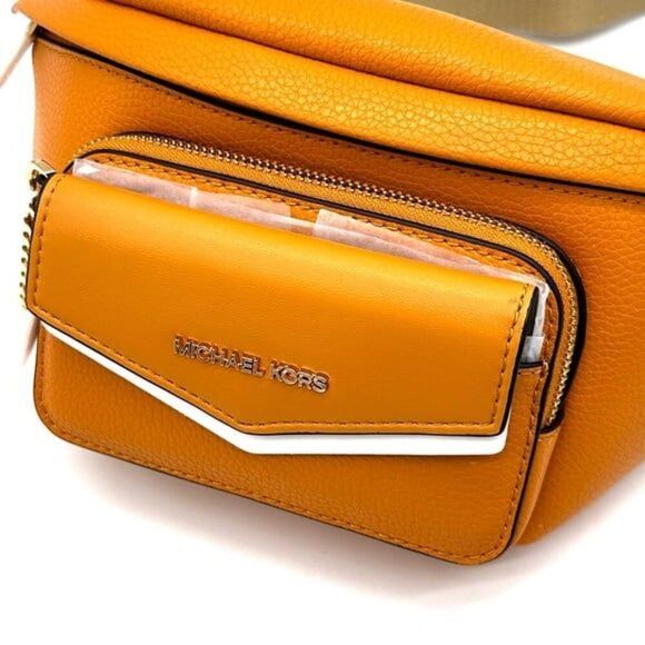 Michael Kors Maisie Large 2 in 1 Sling Pack Crossbody Bag Cider (NWT) - Picture 6 of 11